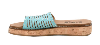 At Ease Sandals - Turquoise by Corkys