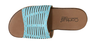 At Ease Sandals - Turquoise by Corkys