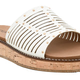 At Ease Sandals - White by Corkys
