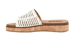At Ease Sandals - White by Corkys