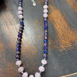 Amethyst & Lavender Beaded Necklace - PREORDER