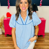 Season Of Blue Top - FINAL SALE