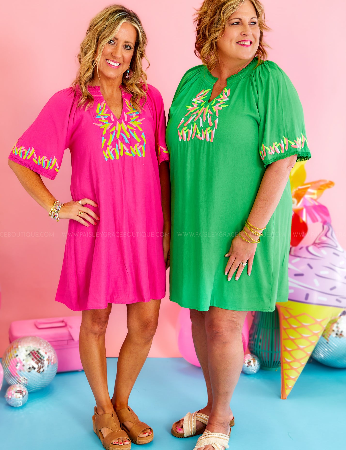 Never Been Better Dress - Hot Pink - LAST ONES FINAL SALE