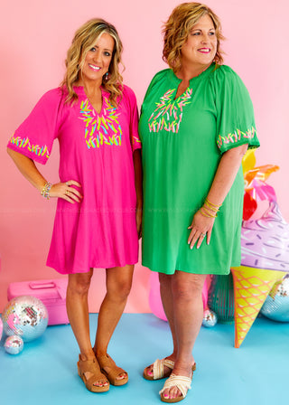 Never Been Better Dress - Hot Pink* FINAL SALE *