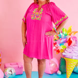 Never Been Better Dress - Hot Pink - LAST ONES FINAL SALE