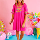 Never Been Better Dress - Hot Pink - LAST ONES FINAL SALE