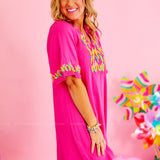 Never Been Better Dress - Hot Pink - LAST ONES FINAL SALE