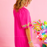 Never Been Better Dress - Hot Pink - LAST ONES FINAL SALE