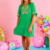 Never Been Better Dress - Kelly Green* FINAL SALE *