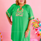 Never Been Better Dress - Kelly Green* FINAL SALE *
