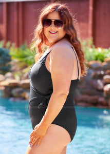 Sea You There Swimsuit - Black - FINAL SALE