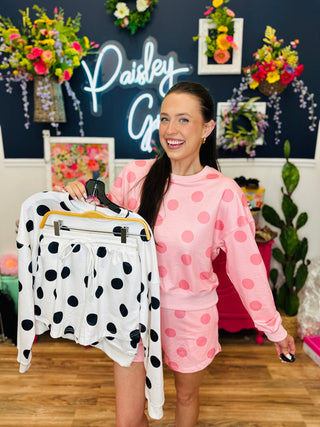 Creative Fun Top & Shorts Set - Beige