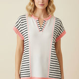 Sweetest Rebellion Top - Salmon
