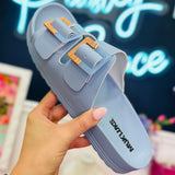 Grand Cayman Slide Sandals - Chambray