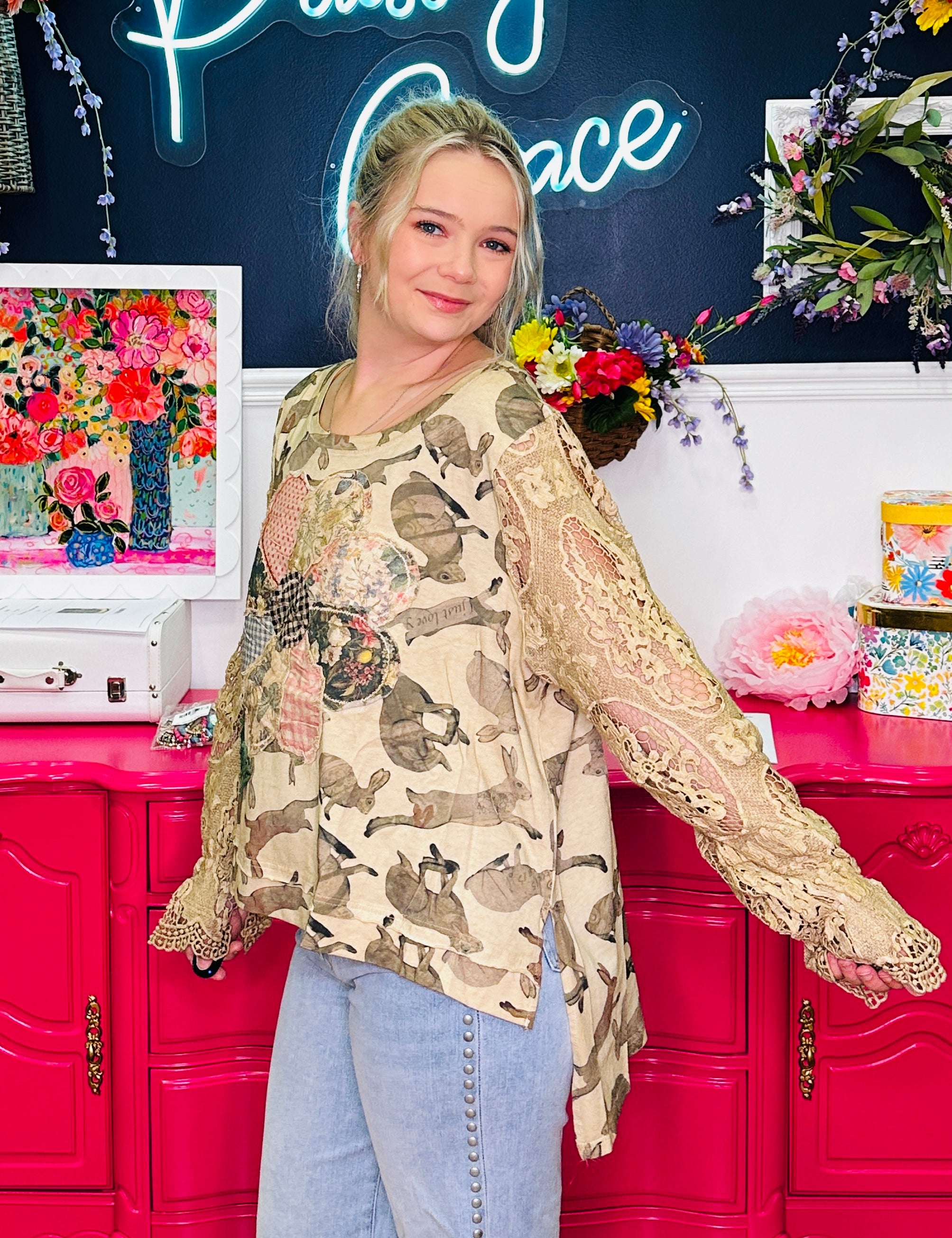 Petal Hop Top
