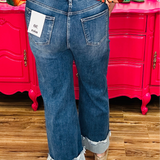 Just This Once Straight Leg Jeans By Mica - FINAL SALE