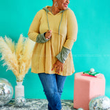 Keep In Mind Hooded Top - Mustard* FINAL SALE *