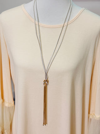 Alexia Knot Lariat Necklace