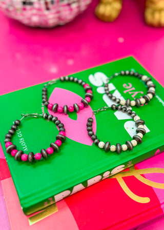 Delaney Hoop Earrings - 2 Styles by Pink Panache