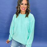 Cloud Gazing Corded Pullover - Seaglass* FINAL SALE *