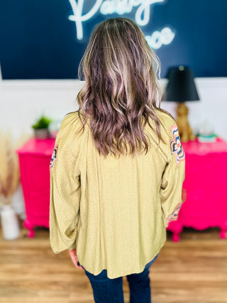 Loose Fit Voluminous Sleeves Blouse