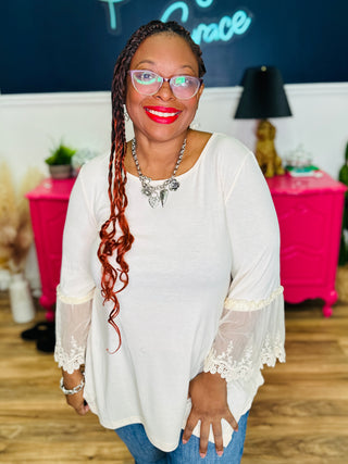 Something Else Top - Beige