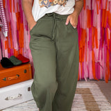 Taylor Lounge Pants - Army Green