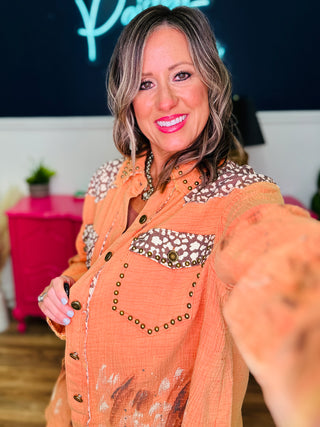 POL Long Sleeve Roomy Fit Shacket