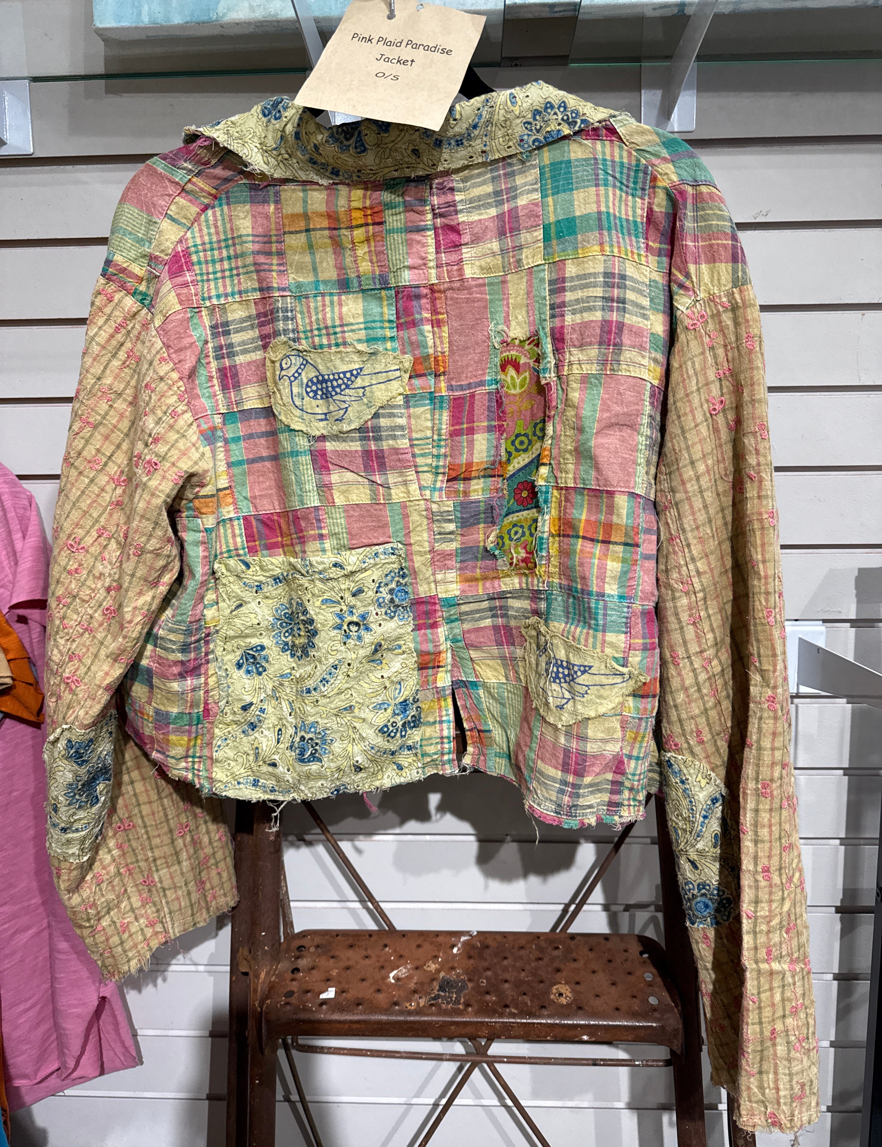 Pink Plaid Paradise Jacket - PREORDER