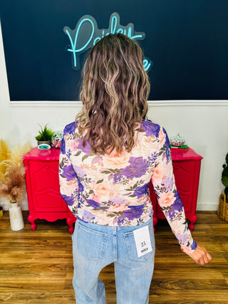 Pressed In Time Mesh Top - FINAL SALE