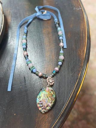 Abalone Beaded Necklace