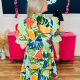 Starlit Floral Mini Dress - FINAL SALE