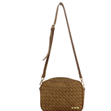 Suede Woven Willow Camera Crossbody Bag-Crossbody Bag-Pretty Simple