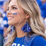 Rally Flutter School Spirit Bandana Earrings