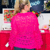Hot Pink Crochet Top