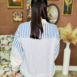 Coastal Contrast Sweatshirt