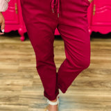 Magic Pants - Cranberry