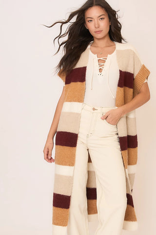 CozyCo Color Block Cardigan - 2 Colors - PREORDER