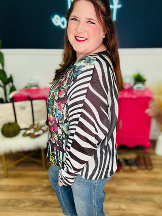 Amara Striped Garden Top