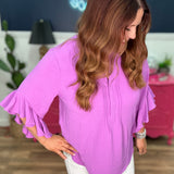 Ruffle Rendezvous Top - LAST ONES FINAL SALE