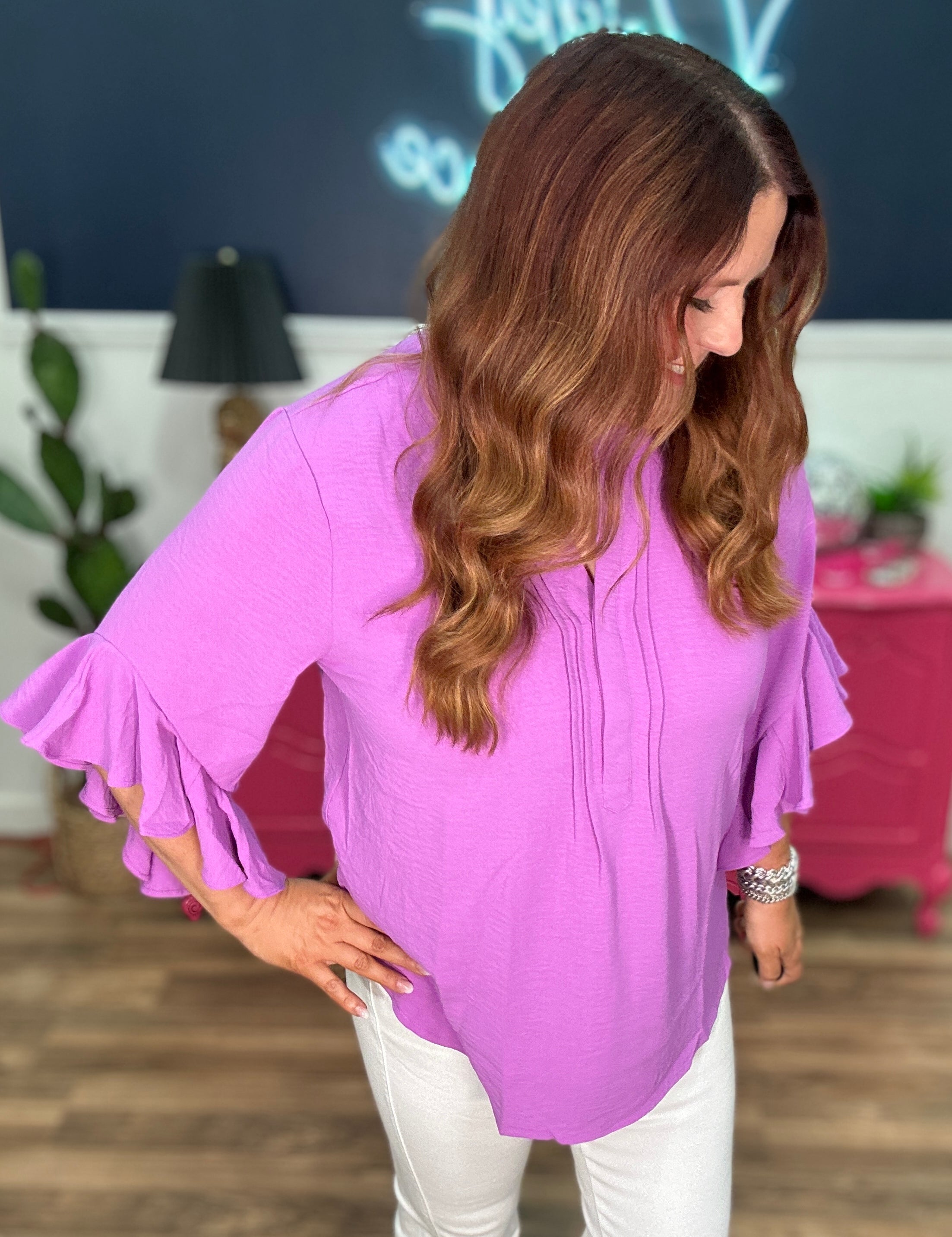 Ruffle Rendezvous Top - LAST ONES FINAL SALE