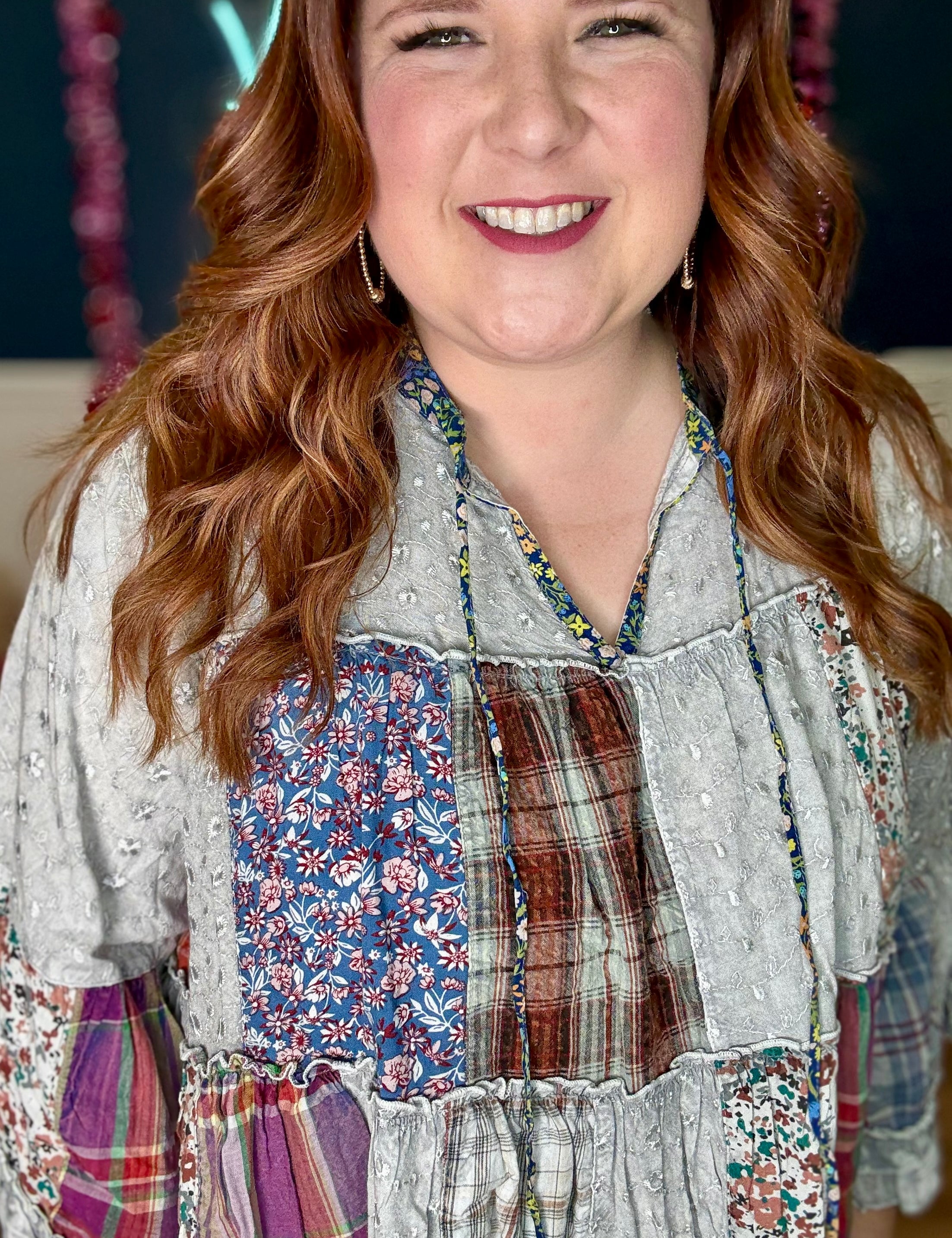 Ashwood Patchwork Top