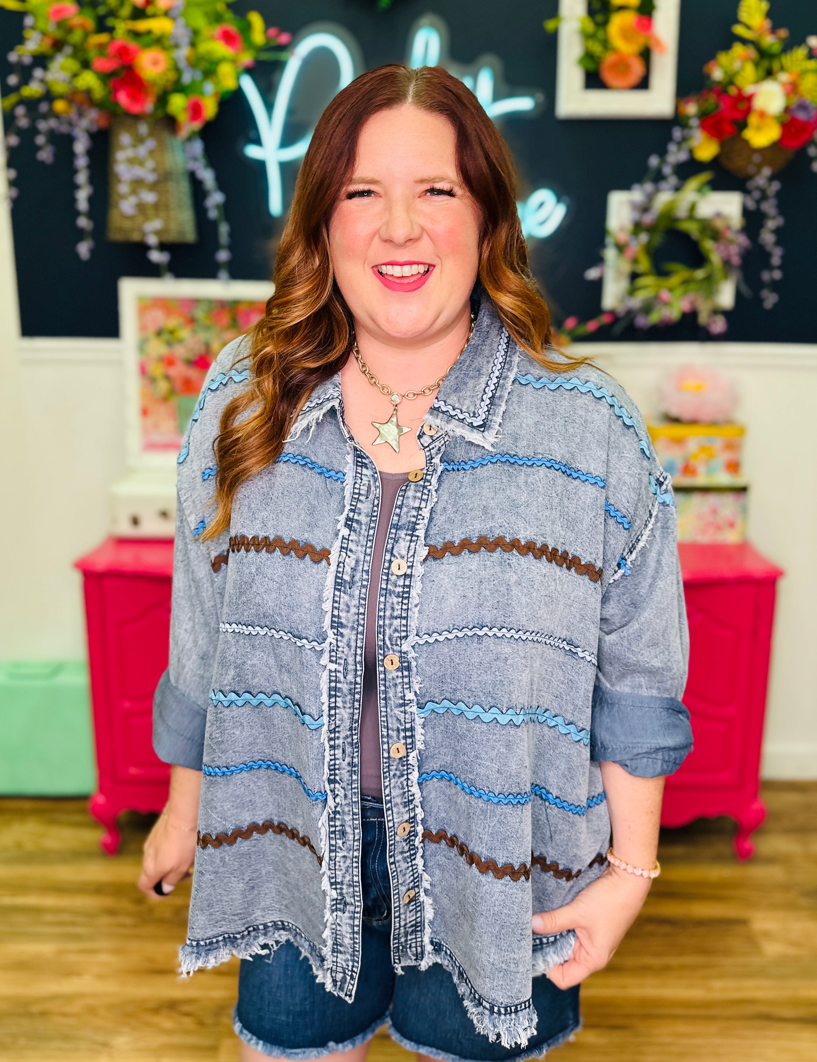 Boardwalk Memories Shirt - Denim