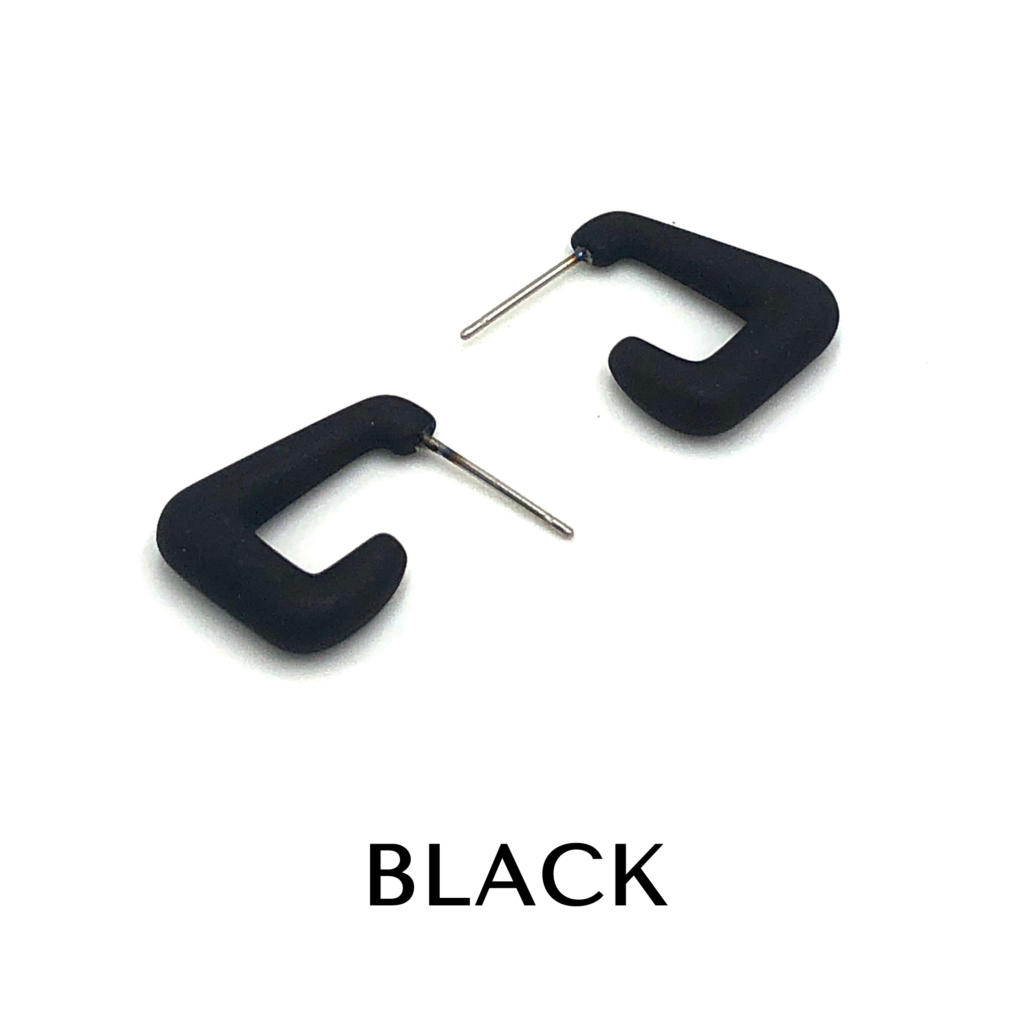 Elle Frosted Hoop Earrings - PREORDER