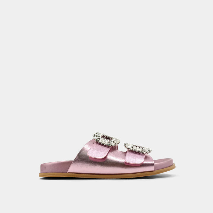 Bridget Sandals by Shu Shop - Metallic Pink - PREORDER