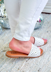 Bail Money Sandals by Corkys -  White