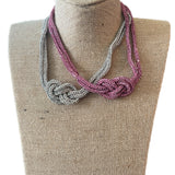ATG Crystal Knot Necklaces