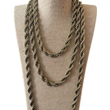ATG Gold Twisted Rope Necklaces