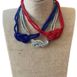 ATG Crystal Knot Necklaces