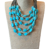 ATG DOORBUSTER Turquoise/Navajo Pearl Layered Necklace
